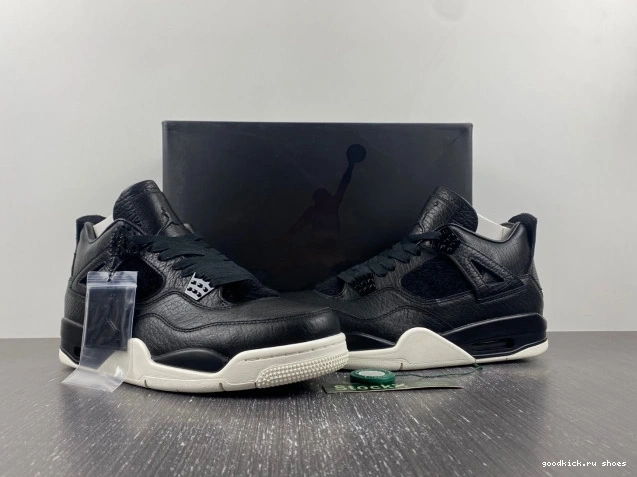 Cheap Jordan 819139-010 Black Hair Retro 4 Pony 0810